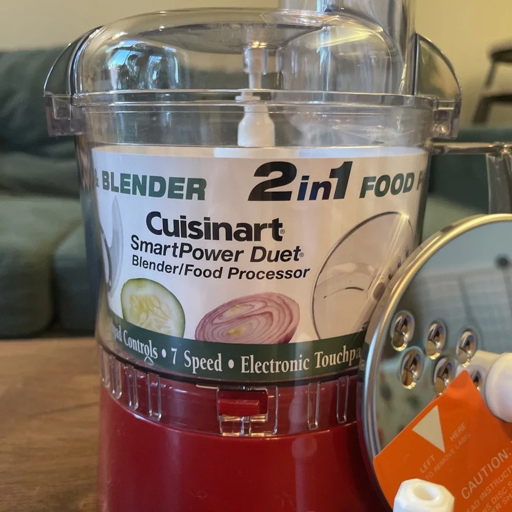 Cuisinart 7 Smart Power Duet 2-1 Food Processor Replacement Parts AFP-7C Red NEW